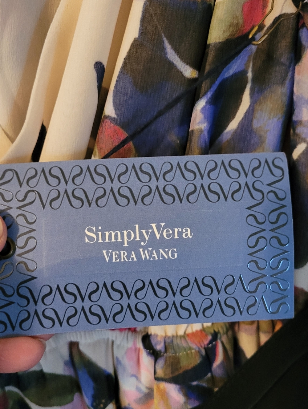 NWT Simply Vera Wang sleevless floral dress - M         A20 - Picture 7 of 12